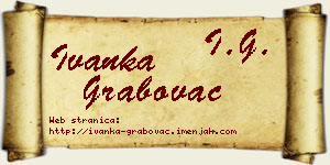 Ivanka Grabovac vizit kartica